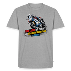 Hässliche Motorräder Supersportler "Brustdruck" - heather grey