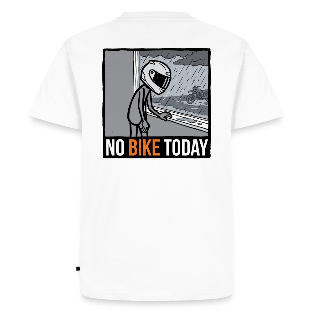 No Bike today "Rückendruck" - white