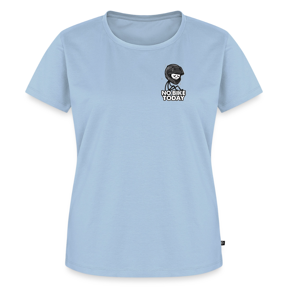 No Bike today Girl "Rückendruck" - light blue