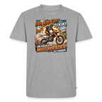 Hässliche Motorräder Motocross "Brustdruck" - heather grey