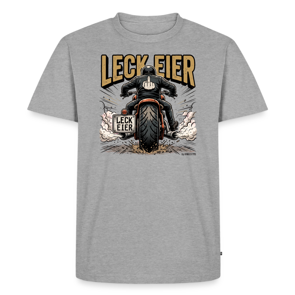 Leck Eier Chopper Two "Brustdruck" - heather grey