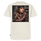 Tattoo Girl Chopper "Rückendruck" - off white