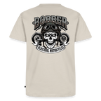 Oldschool Bobber "Rückendruck" - beige