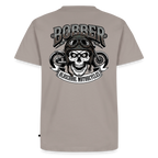 Oldschool Bobber "Rückendruck" - taupe