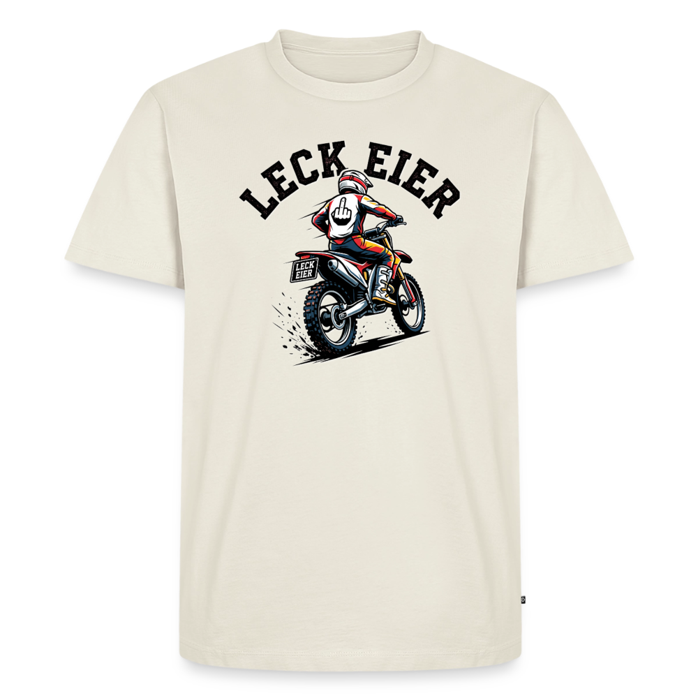 Leck Eier Motocross "Brustdruck" - off white