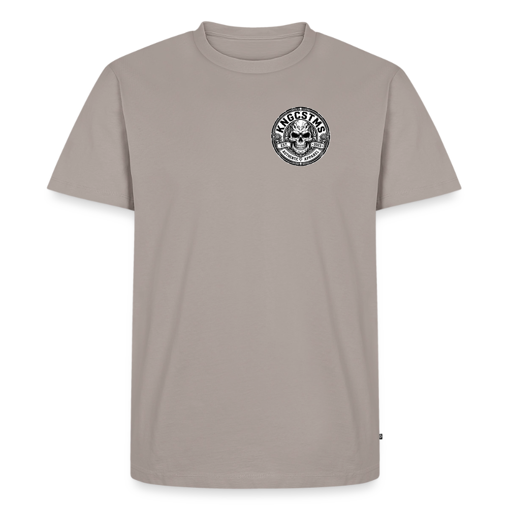 Oldschool Bobber "Rückendruck" - taupe