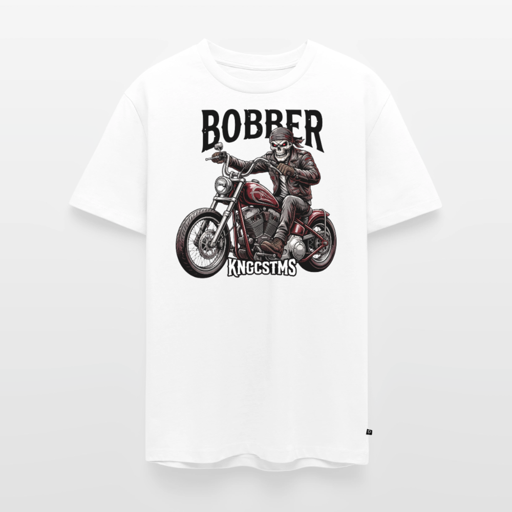 KNGCSTMS Bobber "Brustdruck" - white