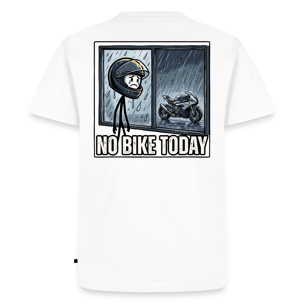No Bike today Sport "Rückendruck" - white