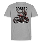 KNGCSTMS Bobber "Brustdruck" - heather grey