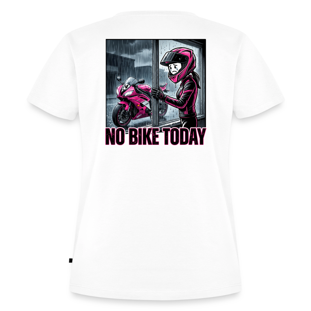 No Bike today Girl "Rückendruck" - white