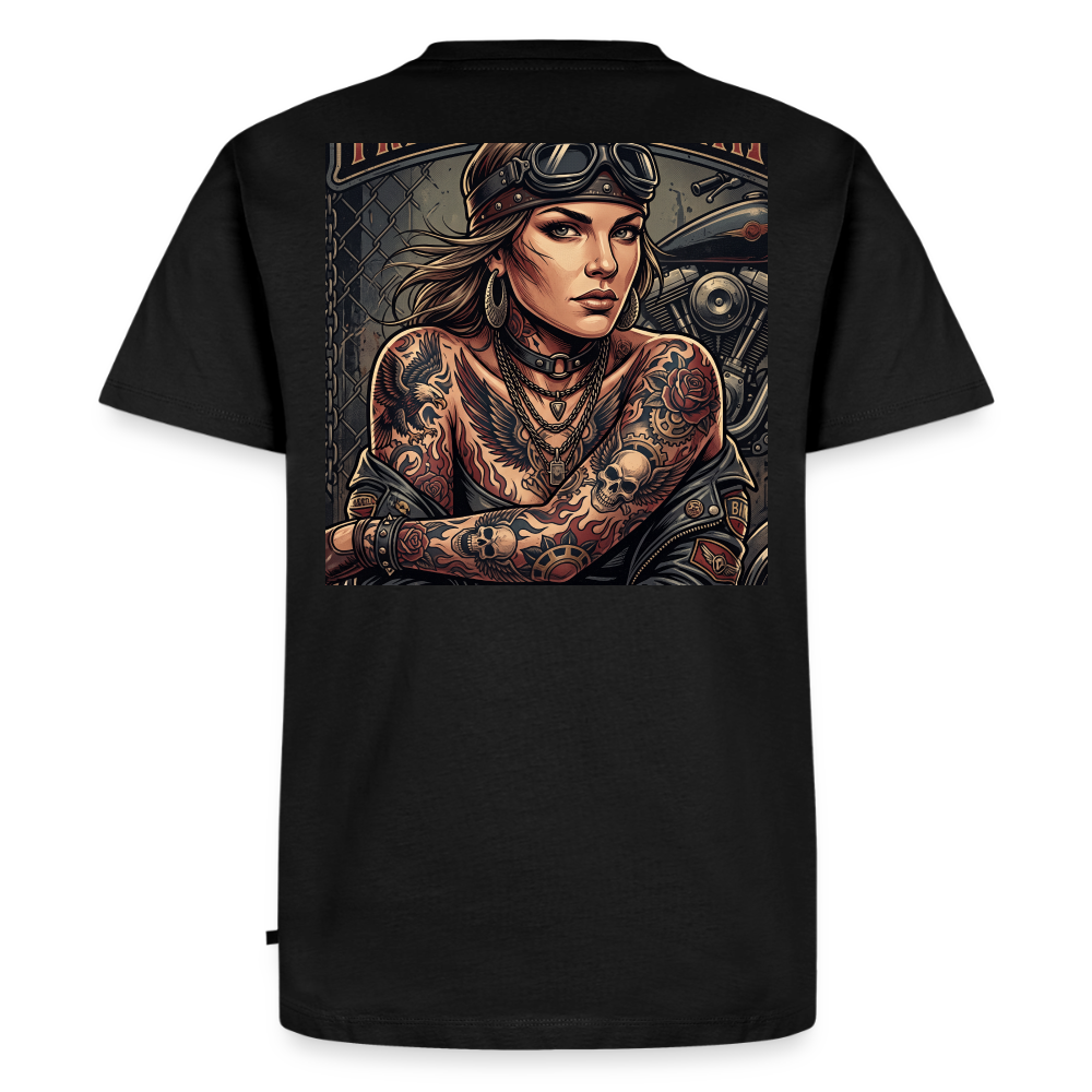 Tattoo Girl Chopper "Rückendruck" - black