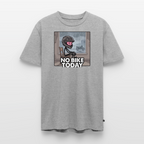 No Bike today 1  "Brustdruck" - heather grey