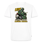 Leck Eier Supersportler Three "Brustdruck" - white