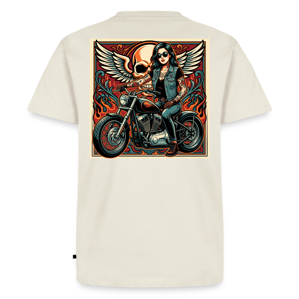 Bobber Angel "Rückendruck" - off white