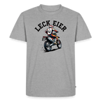 Leck Eier Motocross "Brustdruck" - heather grey