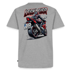 Leck Eier Supersportler One "Rückendruck" - heather grey