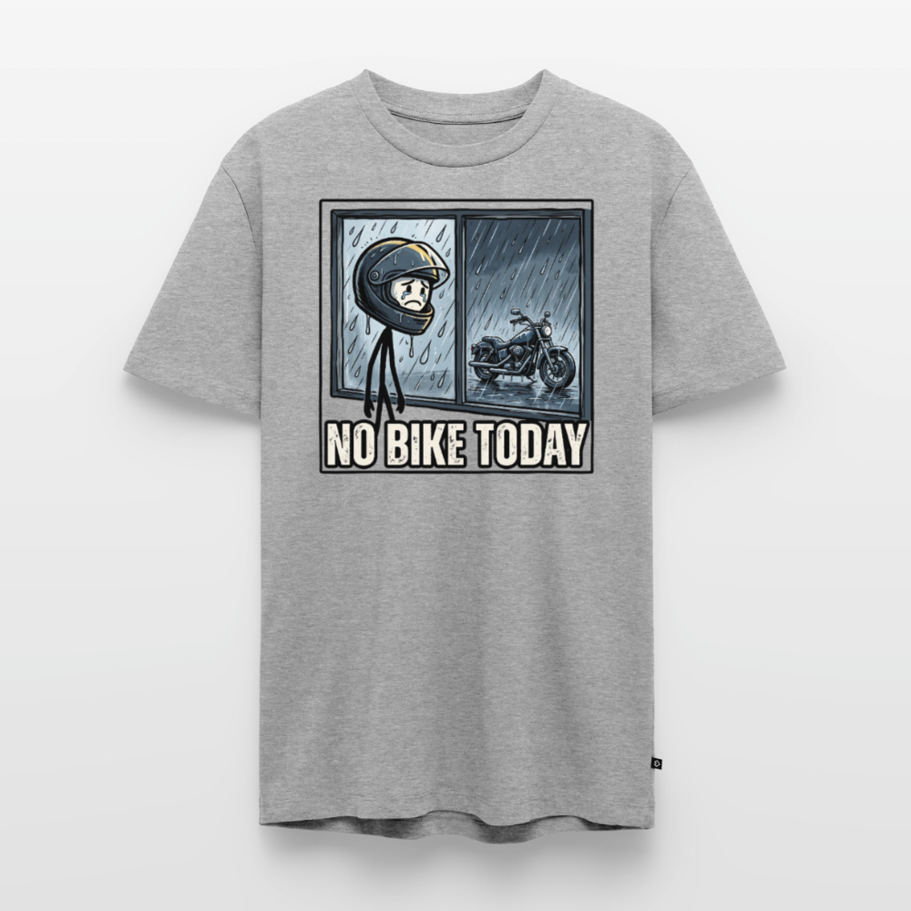 No Bike today Bobber "Brustdruck" - heather grey