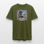No Bike today 1  "Brustdruck" - khaki