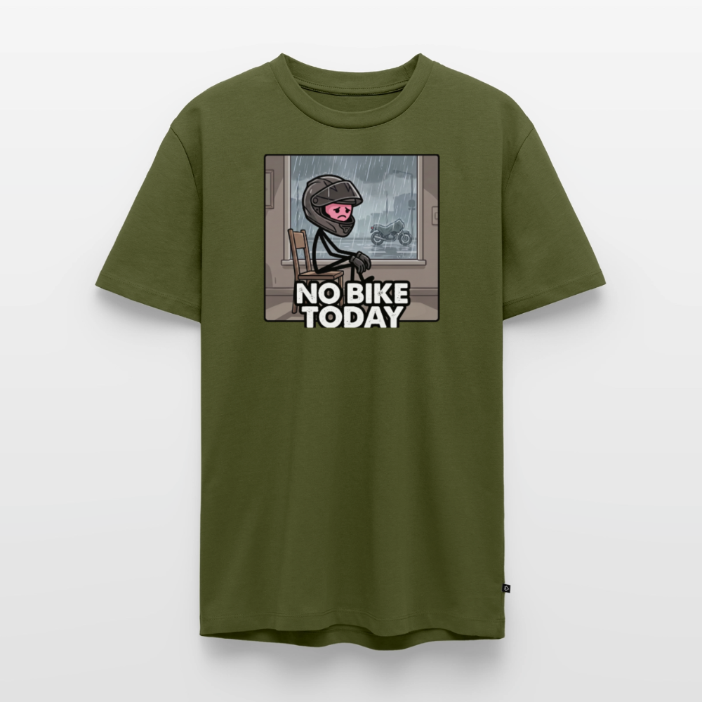 No Bike today 1  "Brustdruck" - khaki