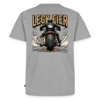 Leck Eier Chopper Two"Rückendruck" - heather grey