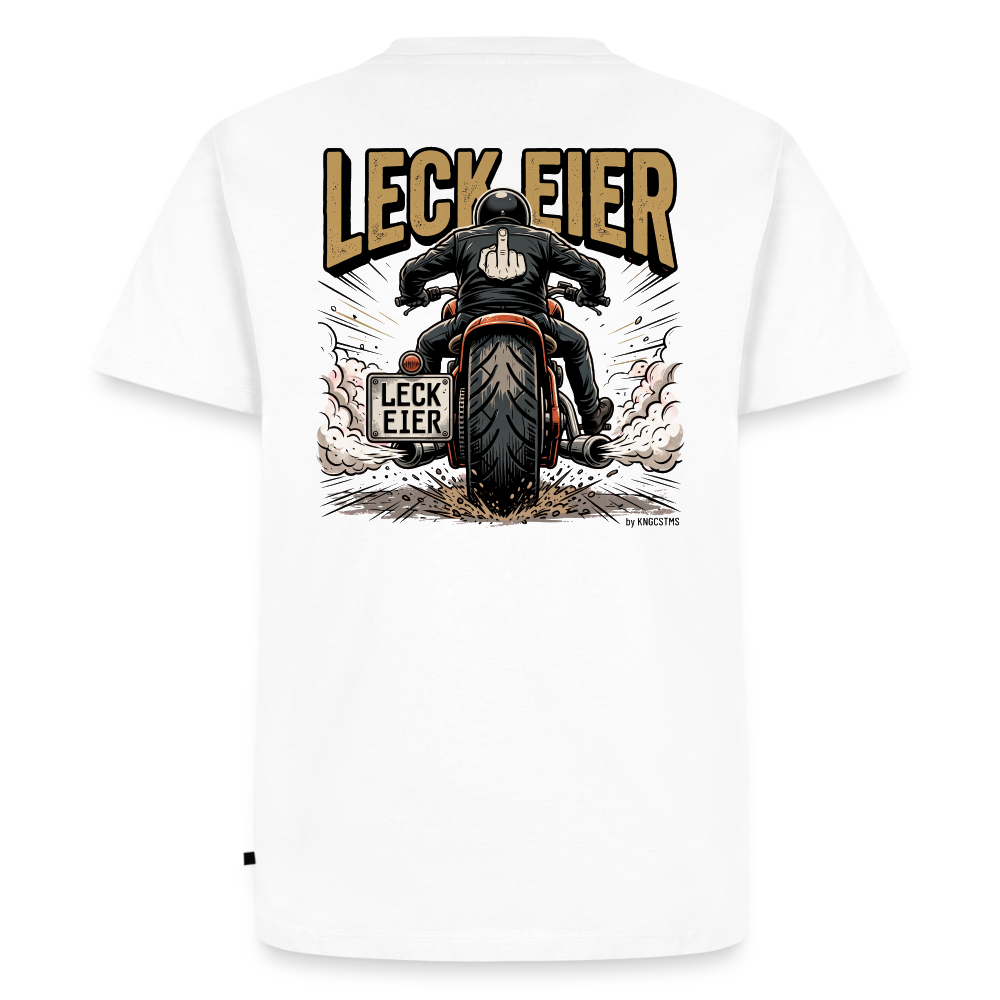 Leck Eier Chopper Two"Rückendruck" - white