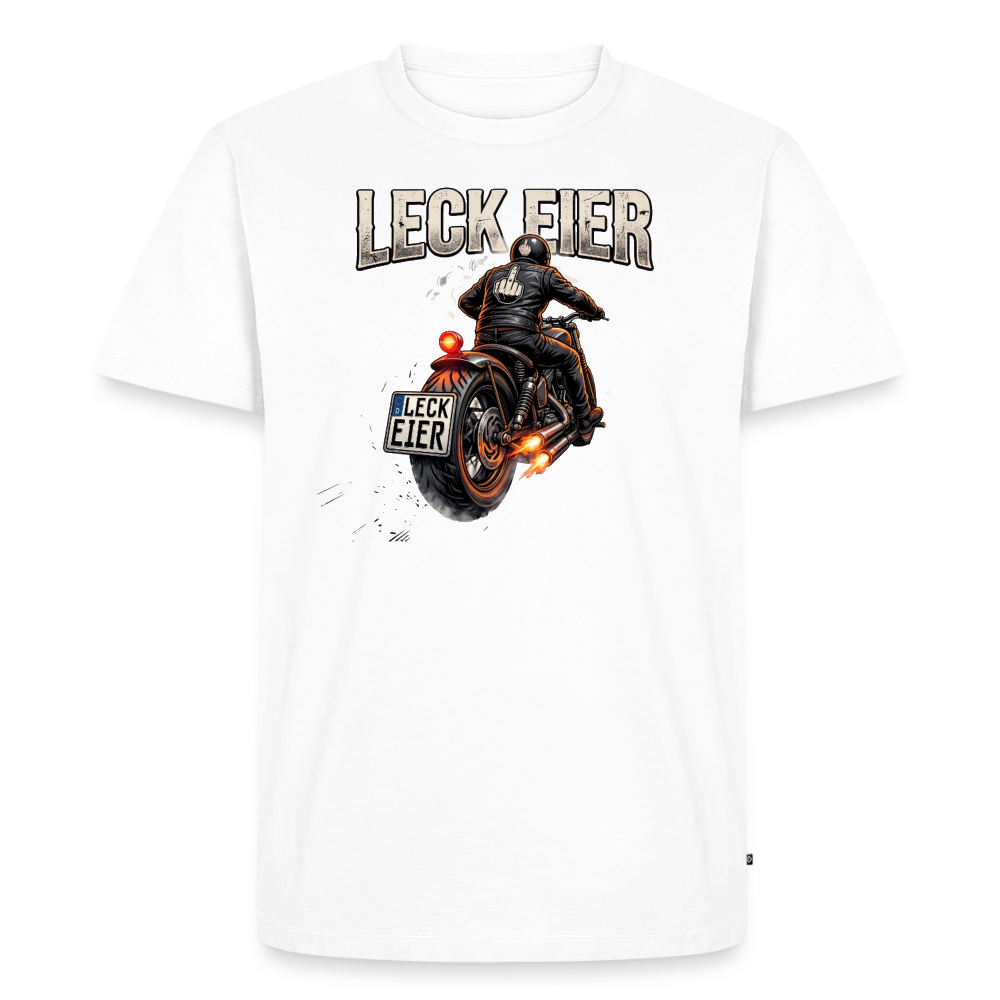 Leck Eier Chopper One "Brustdruck" - white