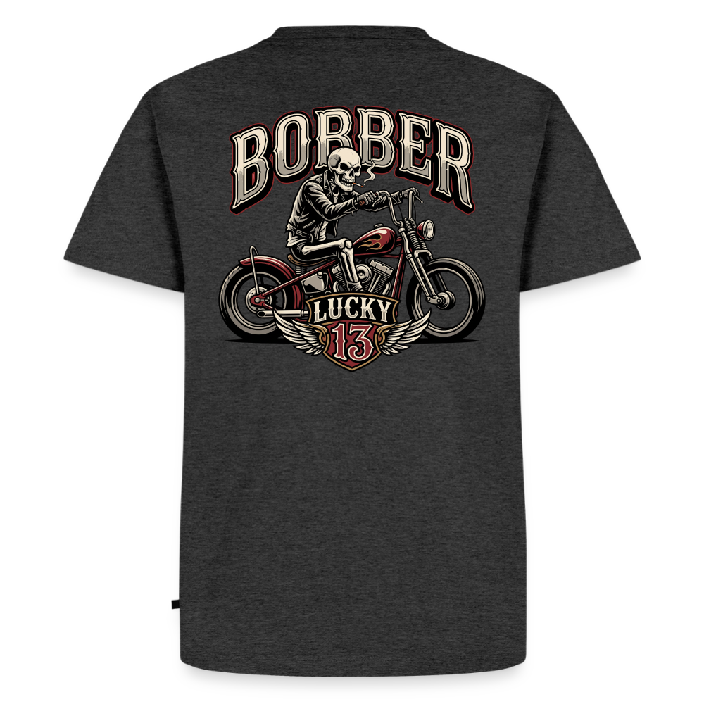 Bobber Lucky 13 "Rückendruck" - heather anthracite