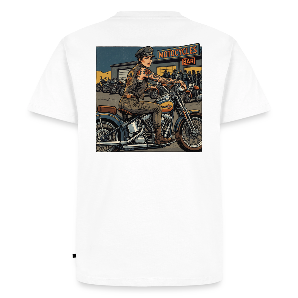 MC Bar Chopper "Rückendruck" - white