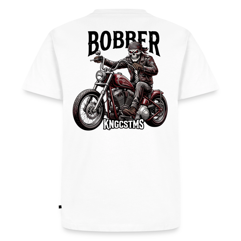 KNGCSTMS Bobber "Rückendruck" - white