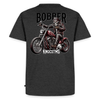 KNGCSTMS Bobber "Rückendruck" - heather anthracite