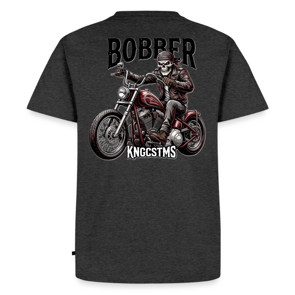 KNGCSTMS Bobber "Rückendruck" - heather anthracite