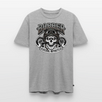 Oldschool Bobber  "Brustdruck" - heather grey
