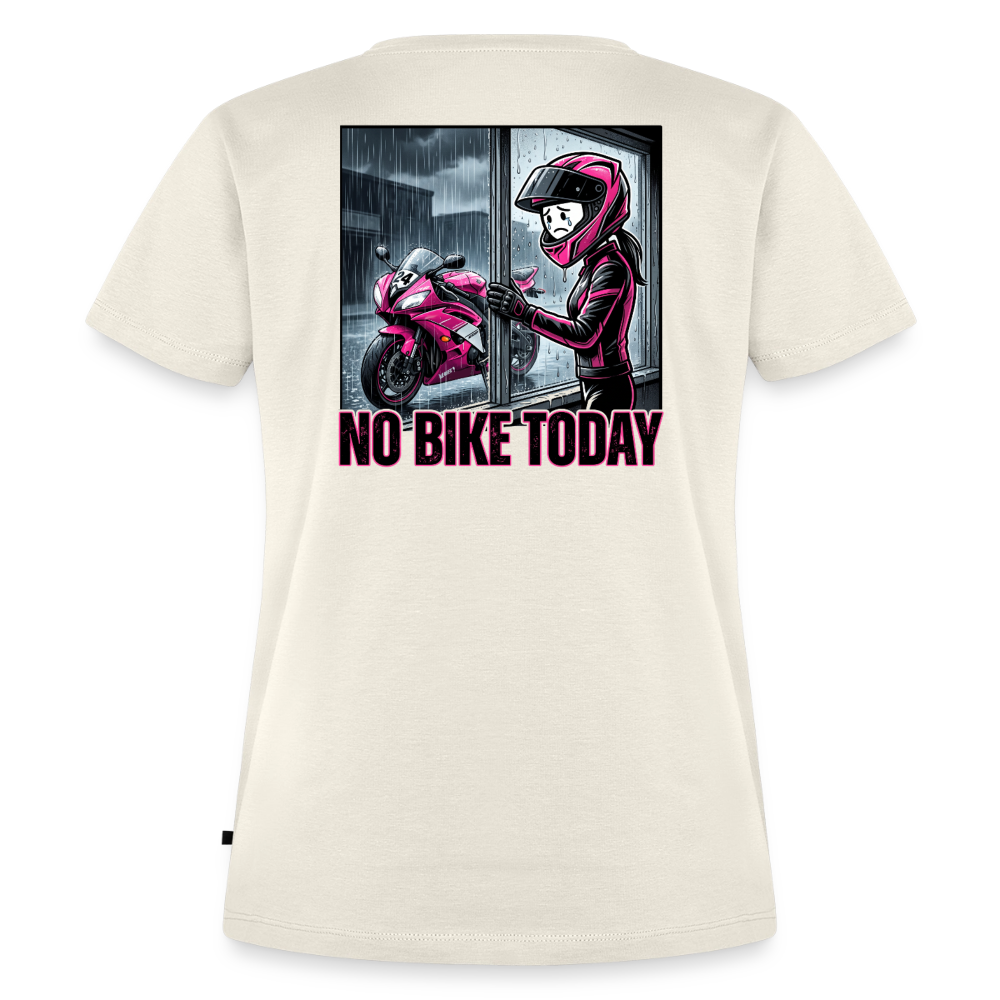 No Bike today Girl "Rückendruck" - off white