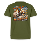 Hässliche Motorräder Motocross "Rückendruck" - khaki