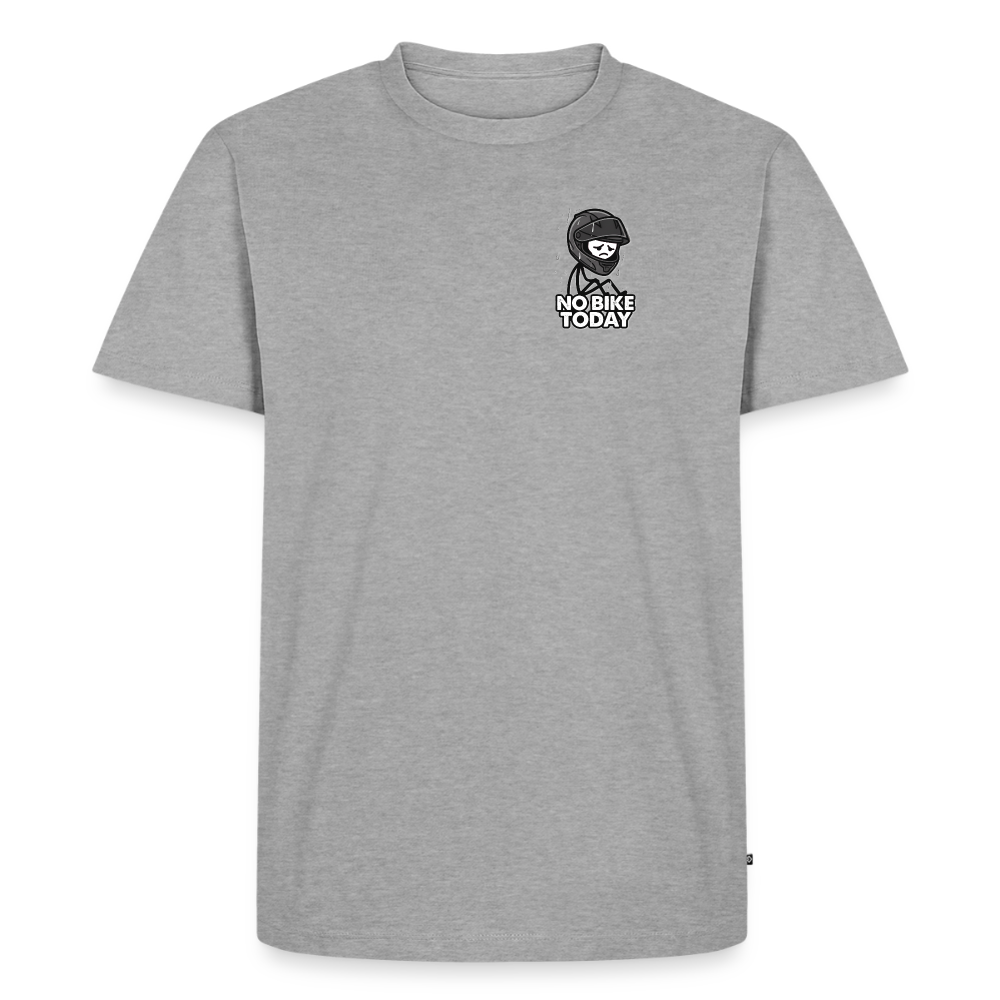 No Bike today "Rückendruck" - heather grey