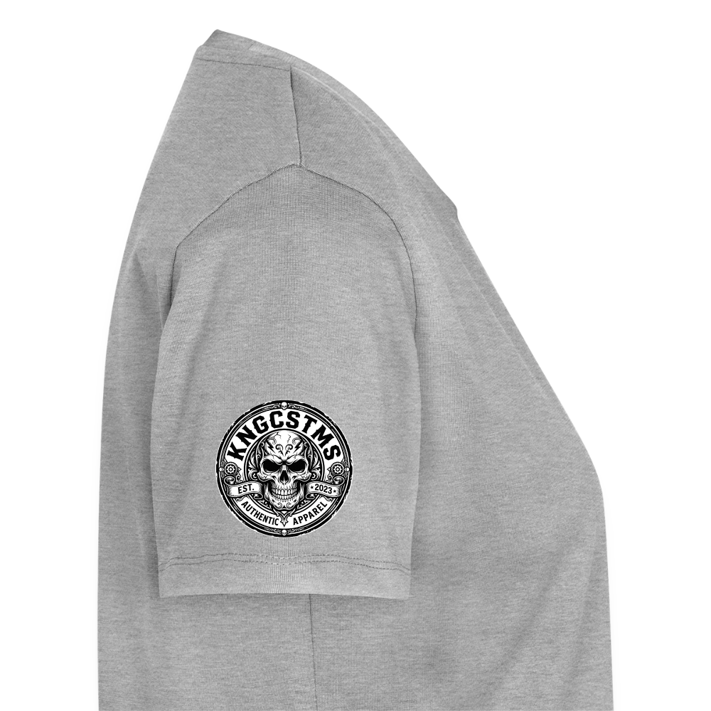 No Bike today Girly"Brustdruck" - heather grey