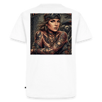 Tattoo Girl Chopper "Rückendruck" - white