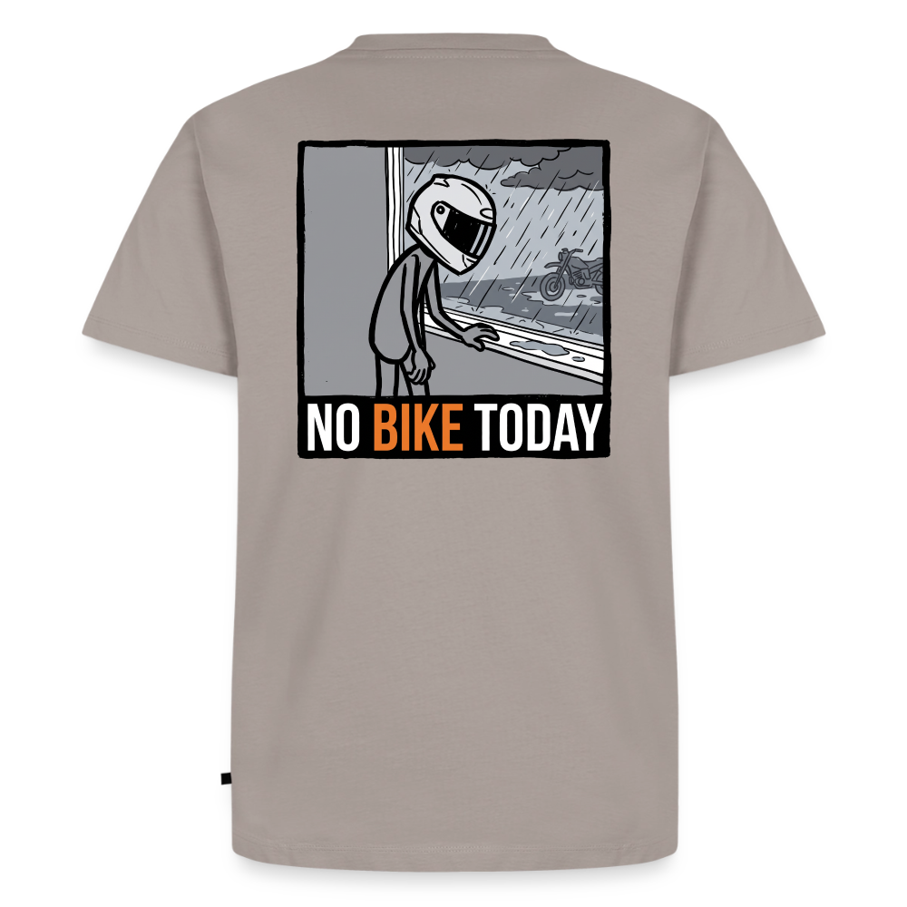 No Bike today "Rückendruck" - taupe