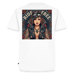 Ride Free Chopper "Rückendruck" - white