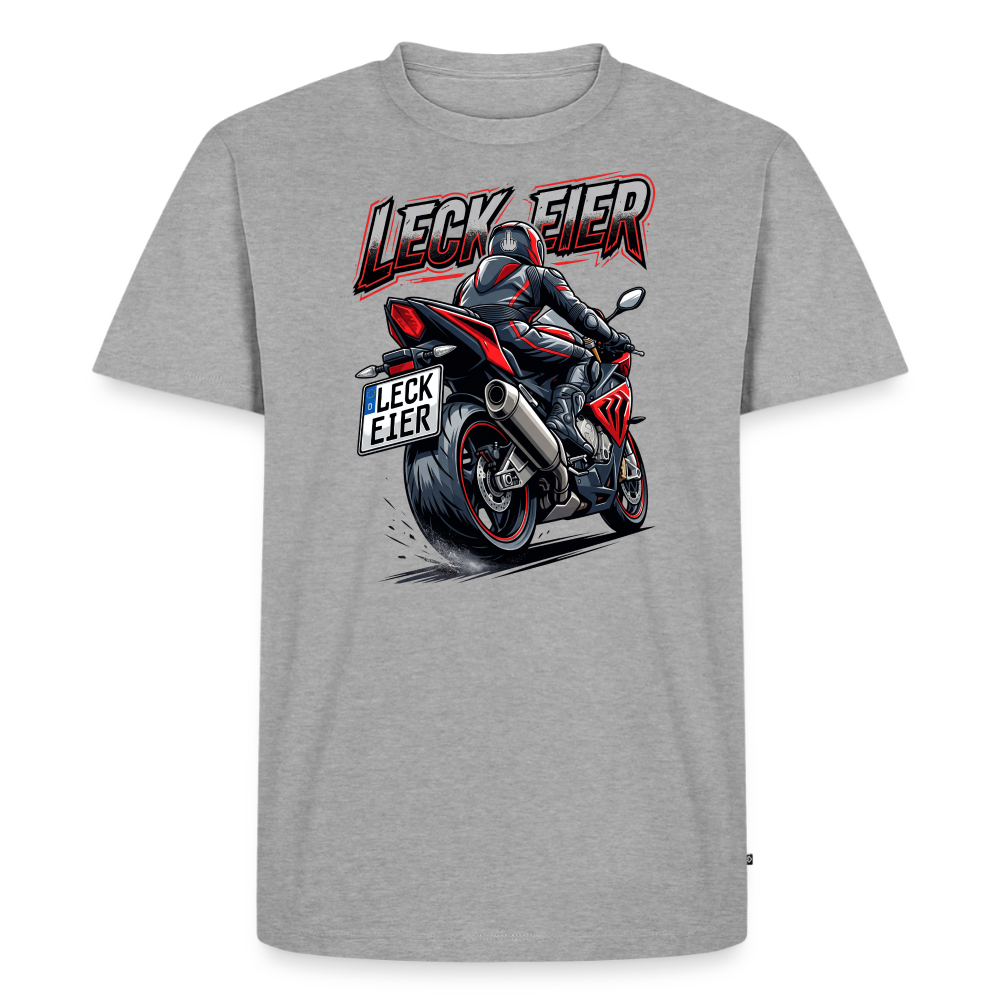 Leck Eier Supersportler One "Brustdruck" - heather grey