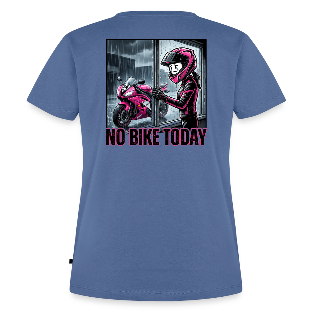 No Bike today Girl "Rückendruck" - stone blue