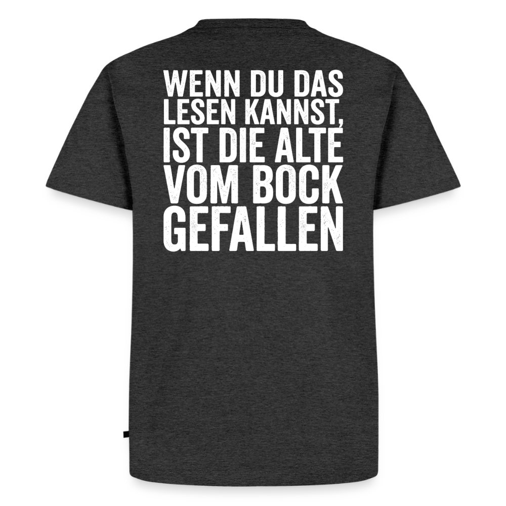 Die Alte Text Hell "Rückendruck" - heather anthracite