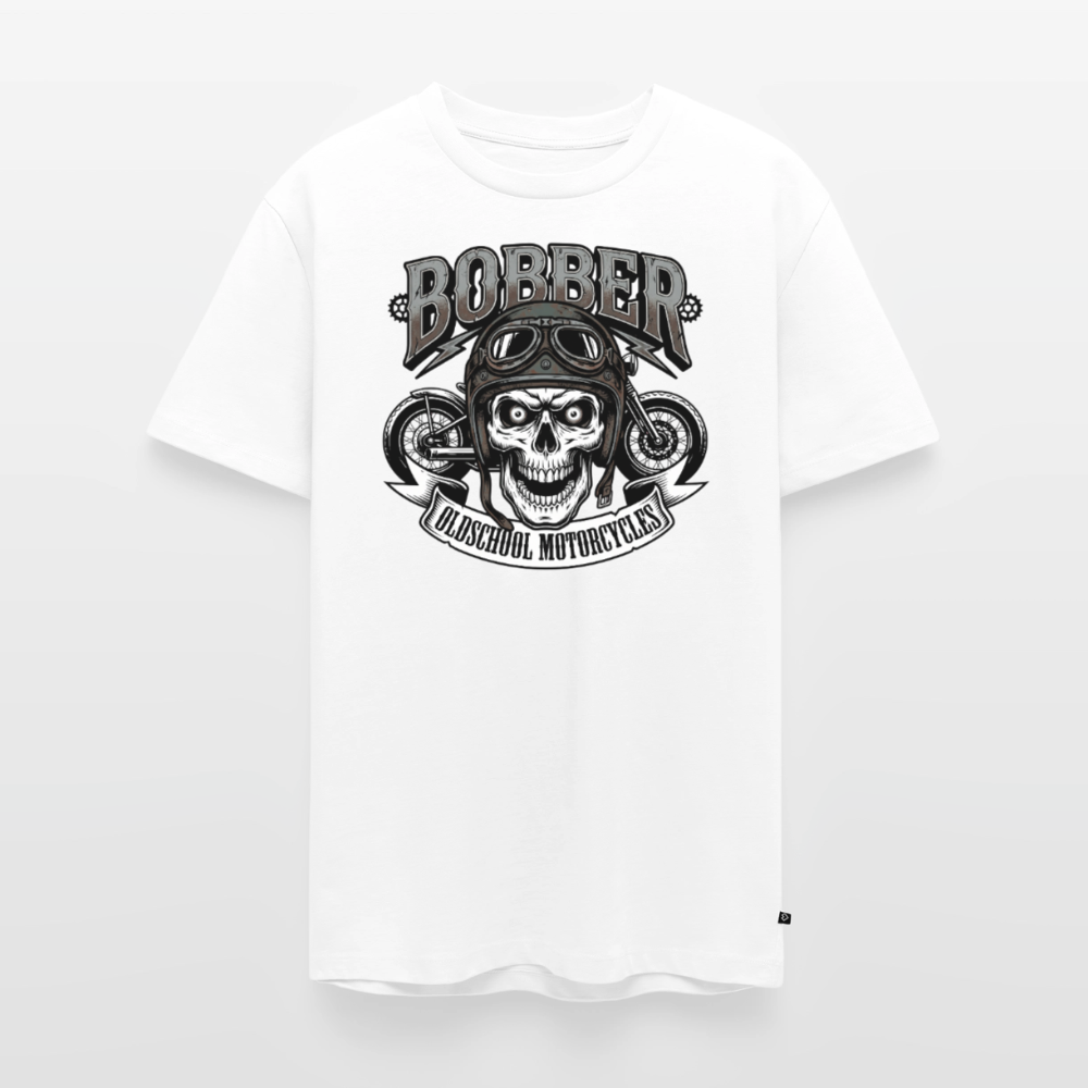 Oldschool Bobber  "Brustdruck" - white
