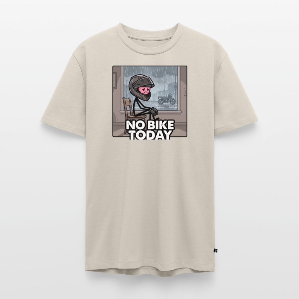 No Bike today 1  "Brustdruck" - beige