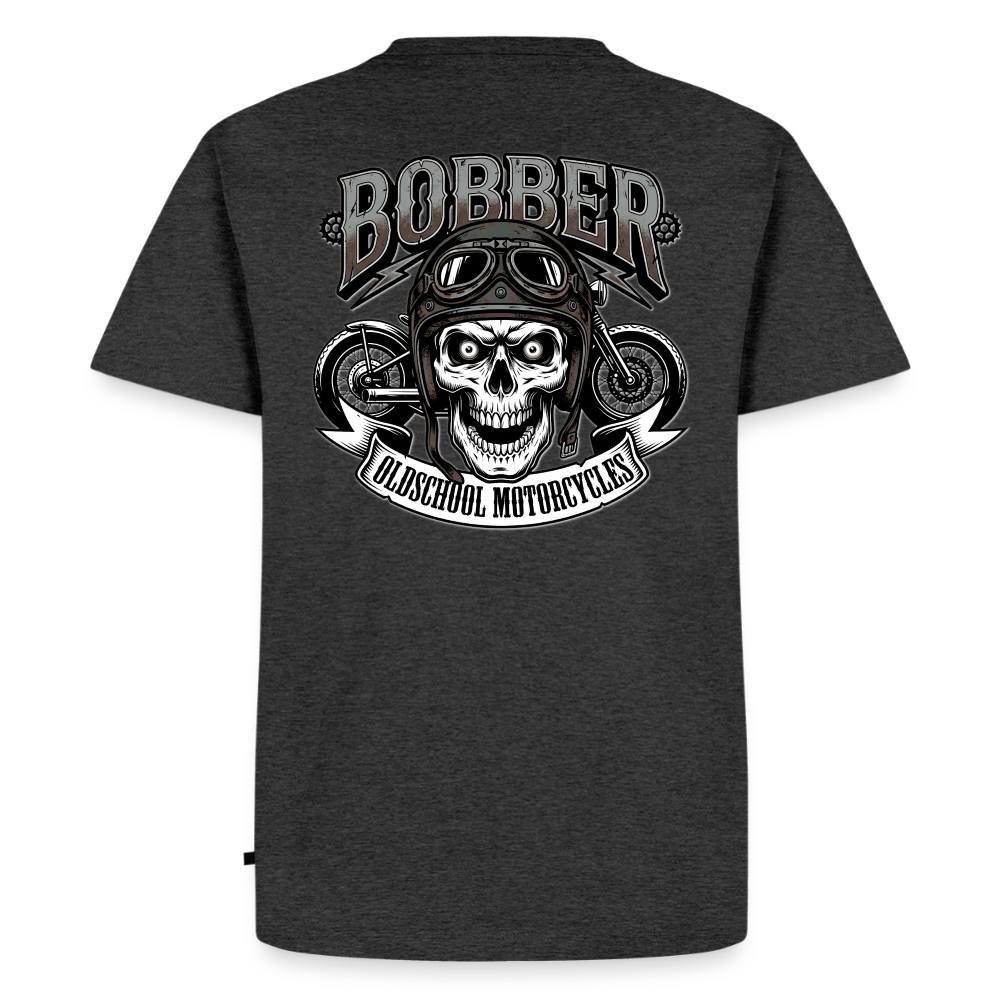 Oldschool Bobber "Rückendruck" - heather anthracite