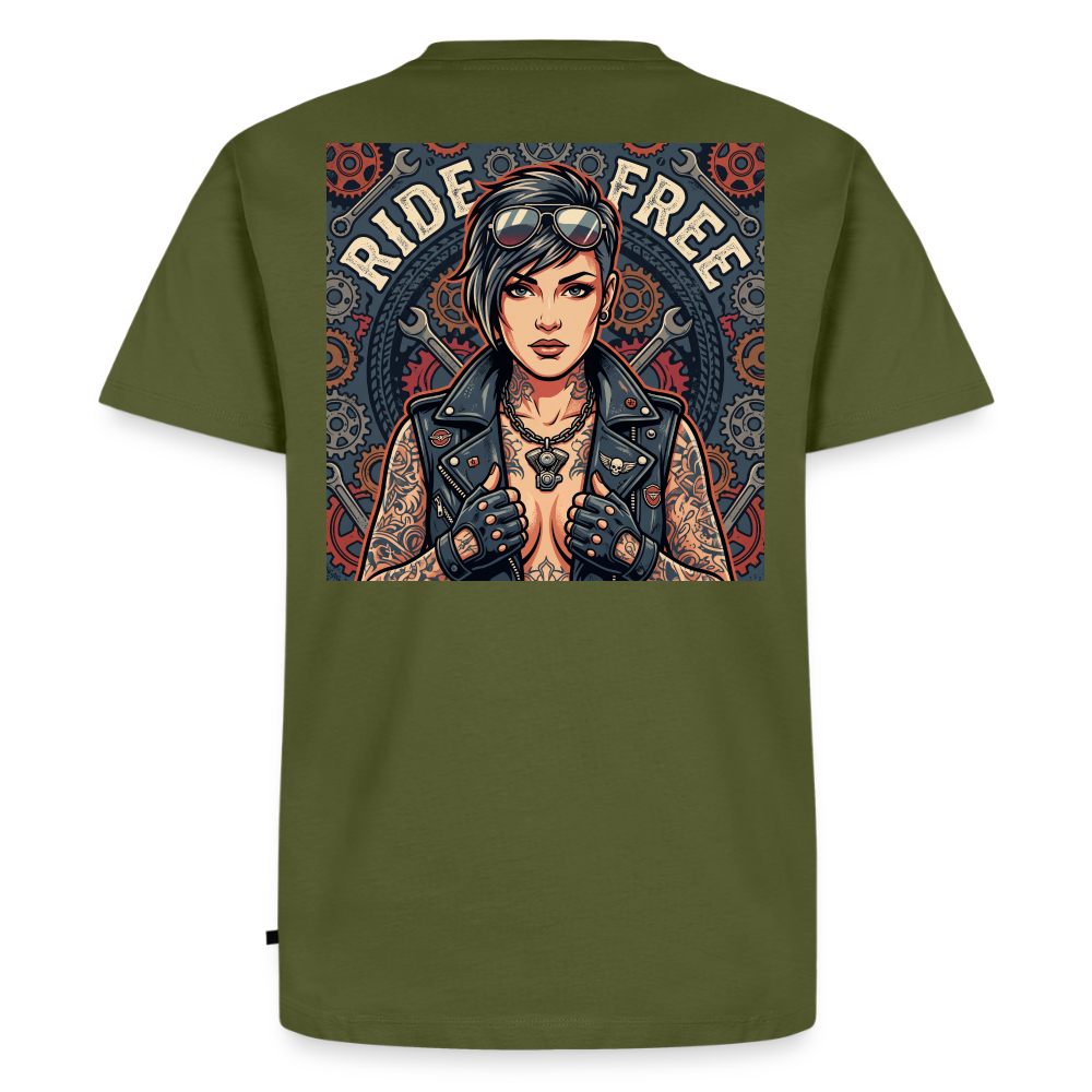Ride Free Chopper "Rückendruck" - khaki