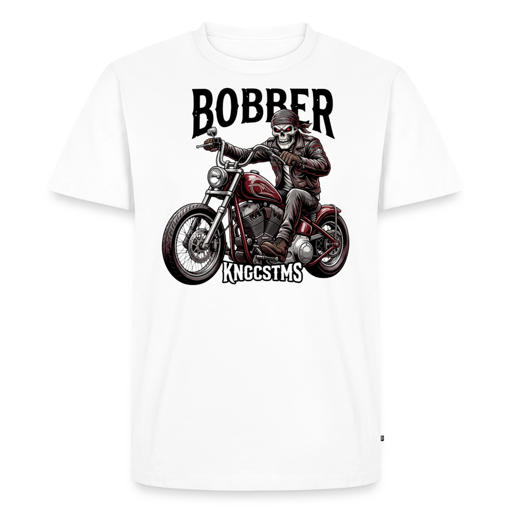KNGCSTMS Bobber "Brustdruck" - white
