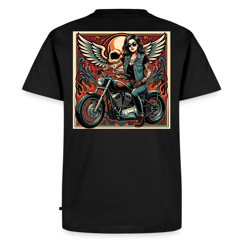 Bobber Angel "Rückendruck" - black