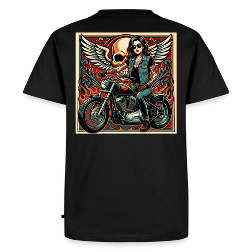 Bobber Angel "Rückendruck" - black