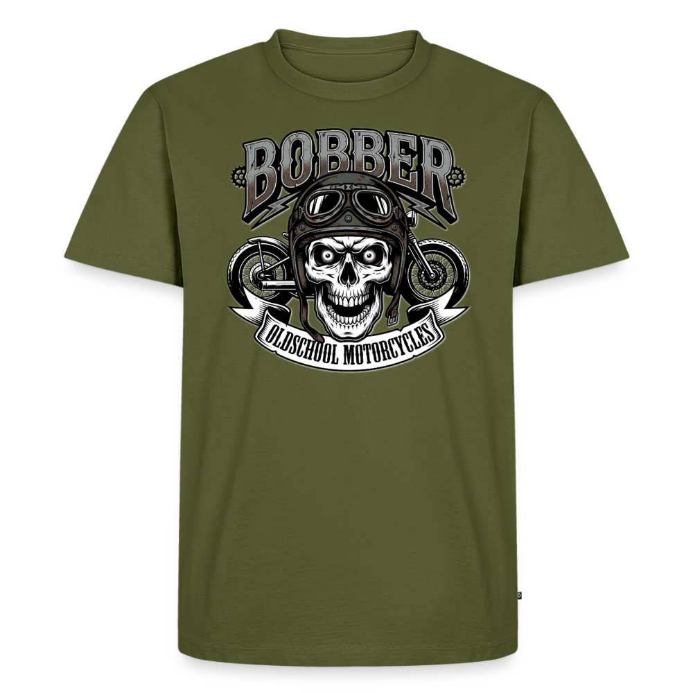 Oldschool Bobber  "Brustdruck" - khaki